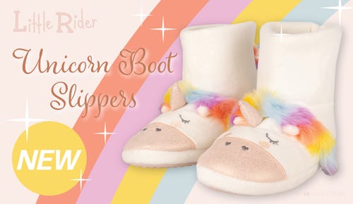 Hy -Unicorn Boot Slippers